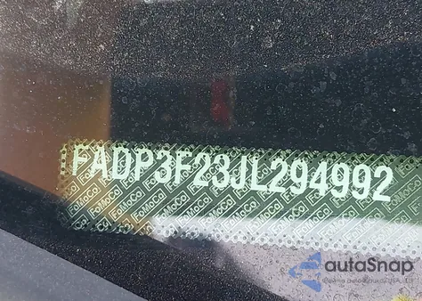 2018 Ford Focus Se from USA, damaged, VIN 1FADP3F23JL294992